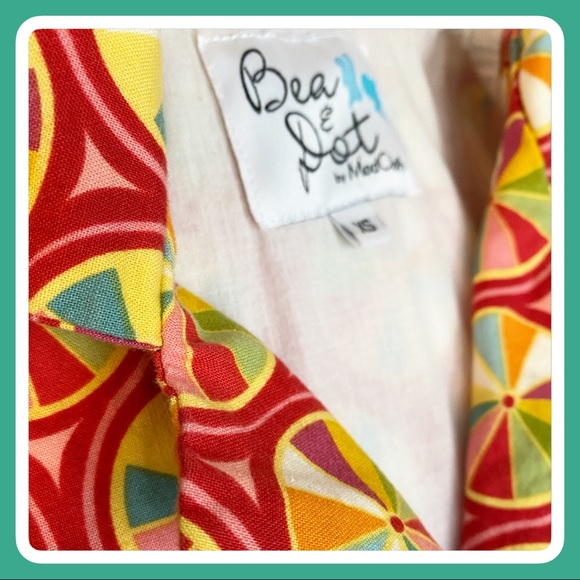 Bea & Dot Palette on Parade Pinwheel Retro dress - Picture 4 of 5